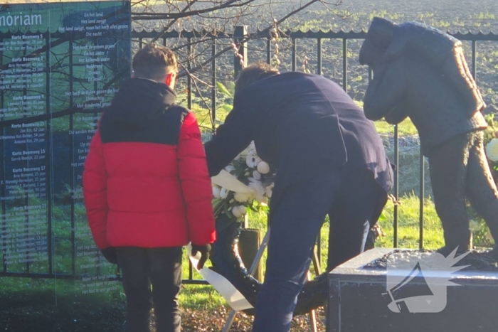 Herdenking slachtoffers watersnoodramp