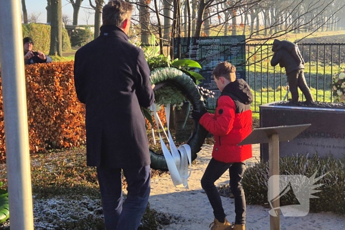 Herdenking slachtoffers watersnoodramp