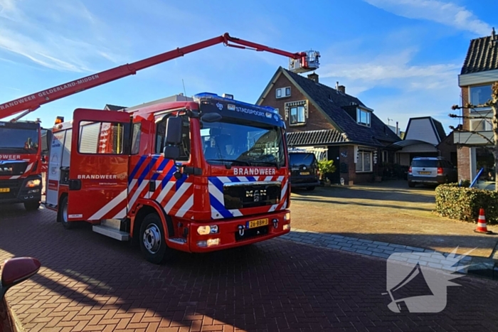 Brandweer treft vermoedelijk asbest aan tijdens schoorsteenbrand