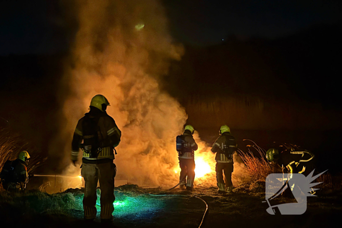 Buitenbrand geblust door brandweer