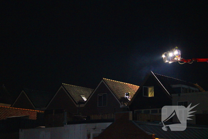 Veel rook bij brand in woning