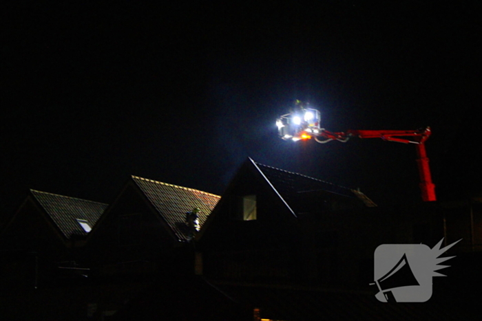 Veel rook bij brand in woning