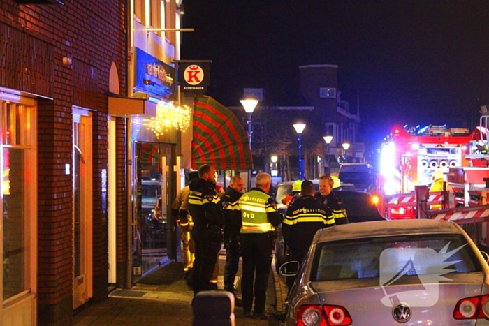 Veel rook bij brand in woning