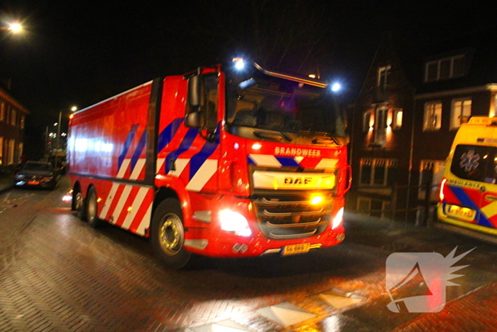 Veel rook bij brand in woning