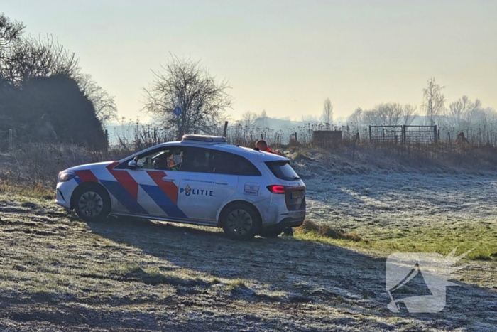 Traumahelikopter landt voor medische noodsituatie