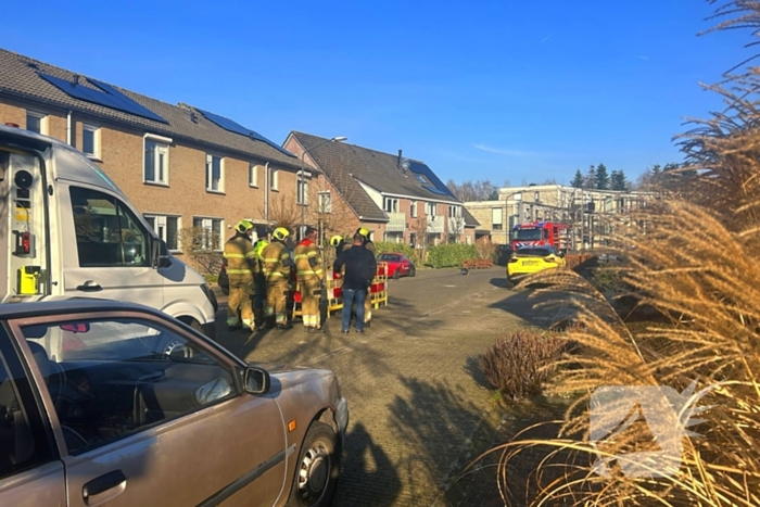Straat afgezet door gaslekkage