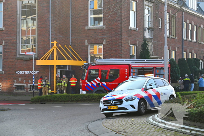 Meerdere brandweerwagens ingezet voor woningbrand