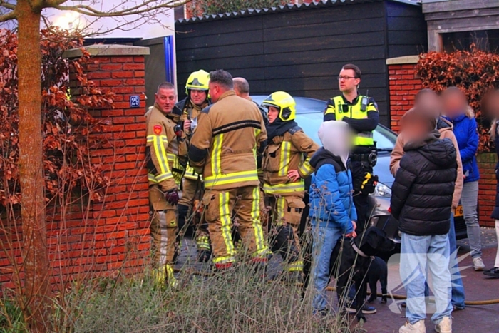 Brand in woning snel geblust