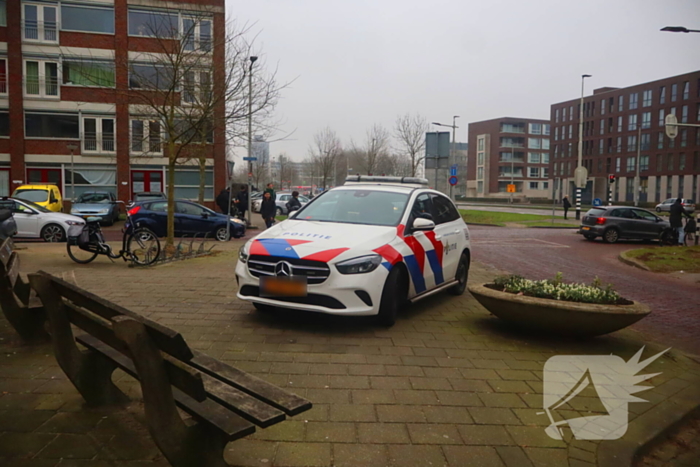 Hulpdiensten groots ingezet voor een brommobiel te water