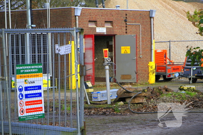 Gaslucht te ruiken door zuiveren leiding