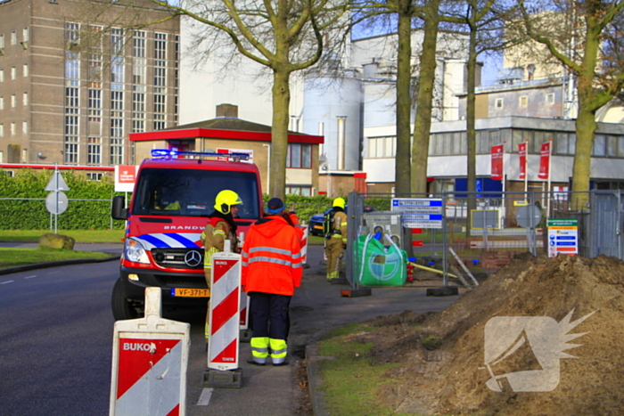 Gaslucht te ruiken door zuiveren leiding