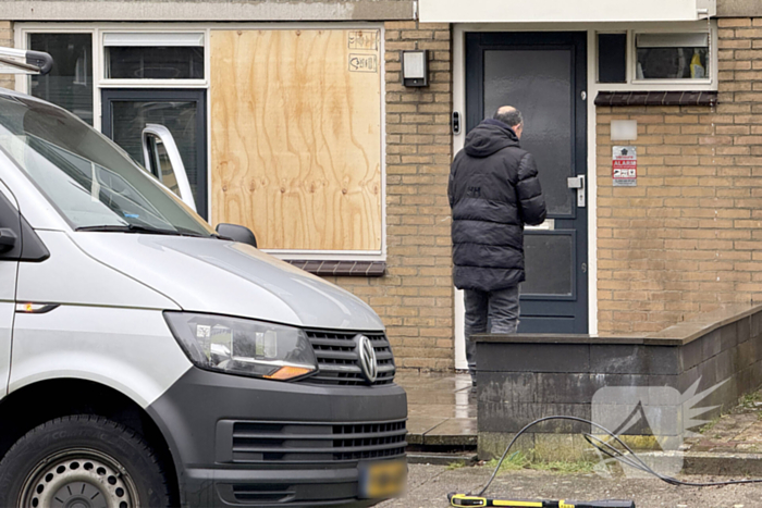 Reparatie en schoonmaak na explosie en beschieting