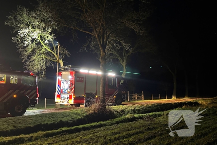 Brandweer schaalt op bij schoorsteenbrand