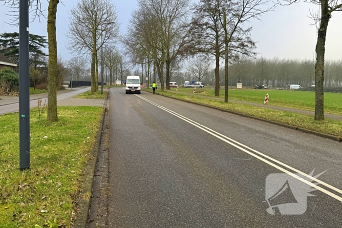 Gasleiding geraakt tijdens werkzaamheden