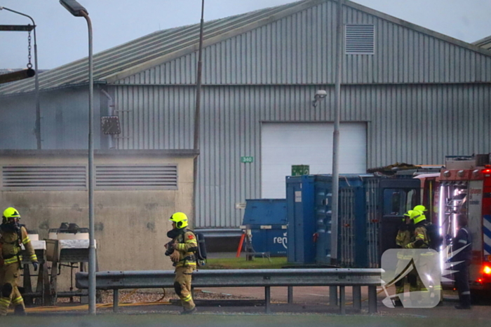 Brandweer ingezet bij industriebrand