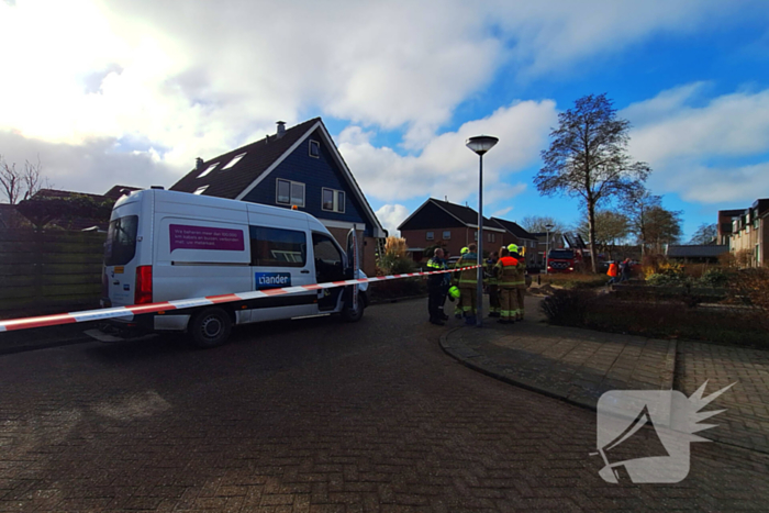Grote brandweerinzet vanwege gaslekkage door werkzaamheden