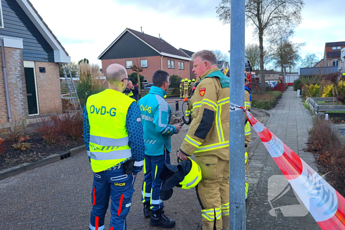 Grote brandweerinzet vanwege gaslekkage door werkzaamheden