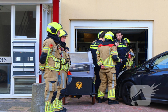 Gevaarlijke stoffen aangetroffen in garagebox