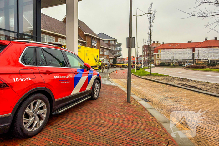 Gaslek in CityHouse, brandweer zet gebied af