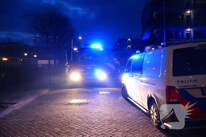 Kind bekneld onder pallet stenen