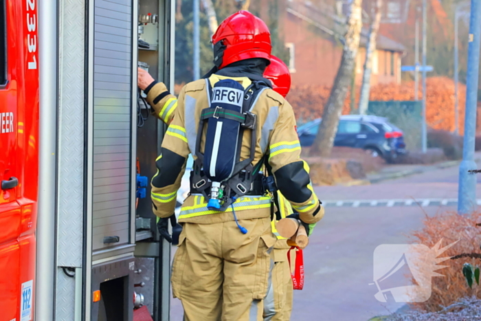Gasleiding geraakt bij rioleringswerkzaamheden