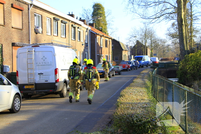 Gasleiding geraakt bij werkzaamheden in woning
