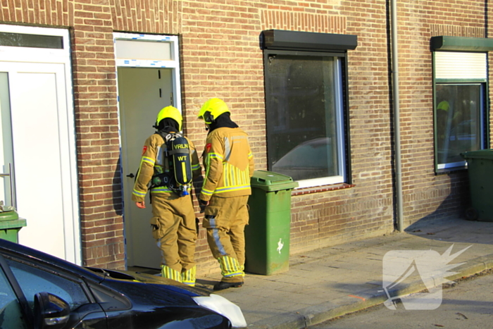 Gasleiding geraakt bij werkzaamheden in woning