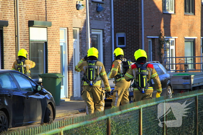 Gasleiding geraakt bij werkzaamheden in woning