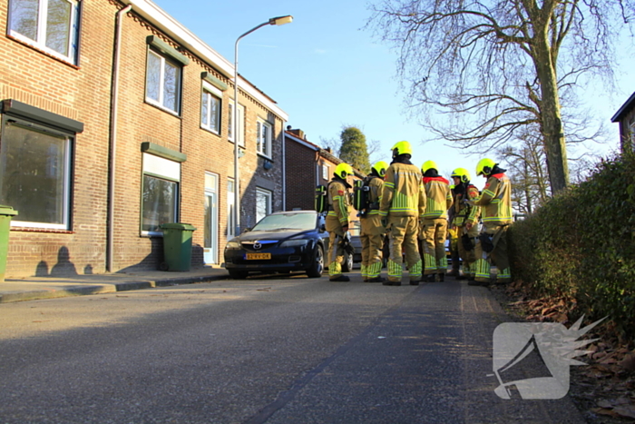 Gasleiding geraakt bij werkzaamheden in woning