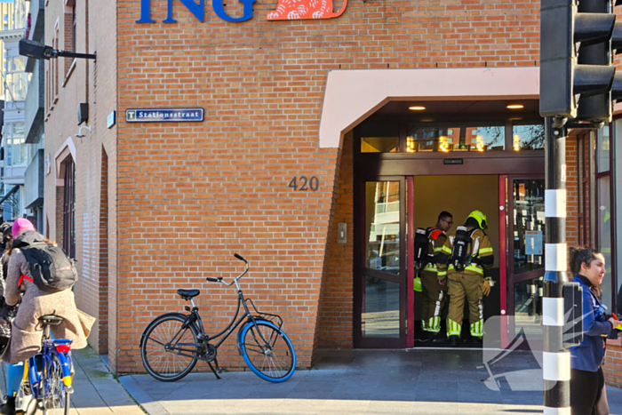 Brandweer doet onderzoek naar gaslucht