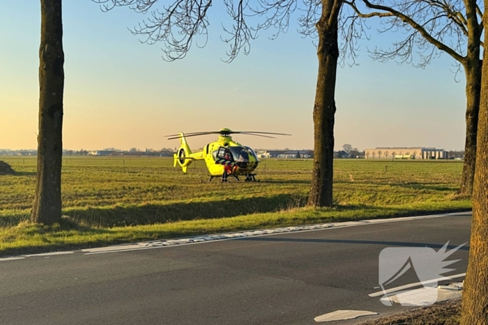 Ernstig ongeval met motorrijder