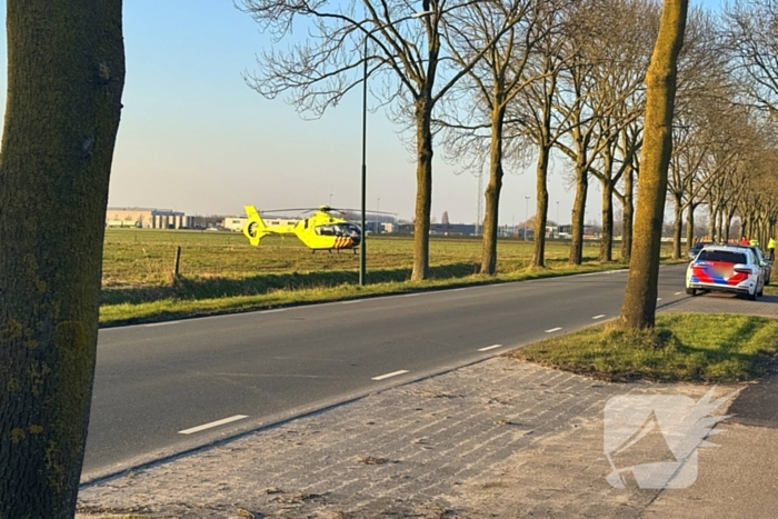Ernstig ongeval met motorrijder