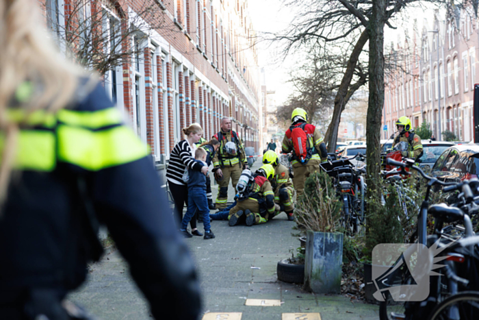 Meerdere brandweer eenheden ingezet bij woningbrand