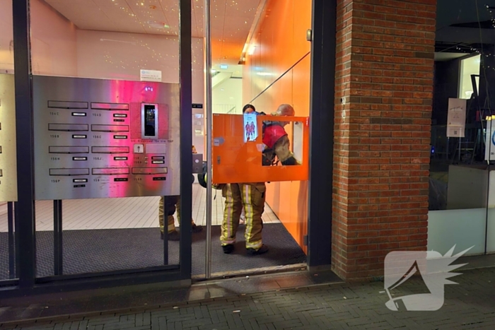 Brandweer ingezet voor brandende kerstboom