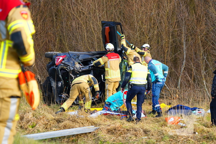Twee zwaargewonden na ongeval