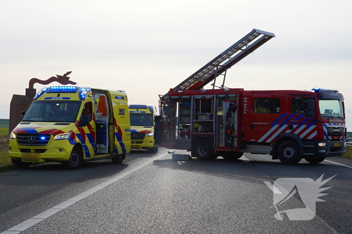 Twee zwaargewonden na ongeval