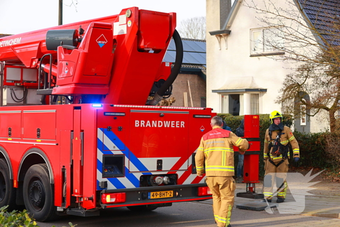 Schoorsteenbrand snel onder controle