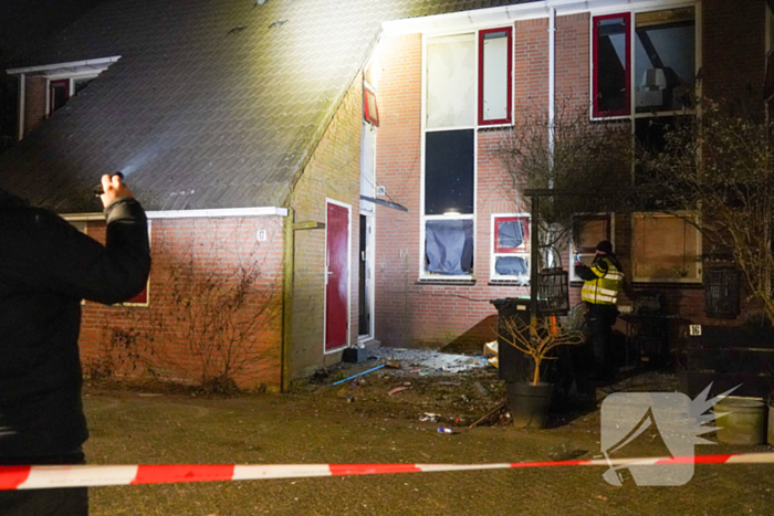 Veel schade aan woning door explosie