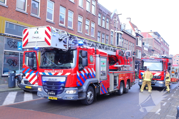 Brandweer ingezet voor brandmelding in viswinkel