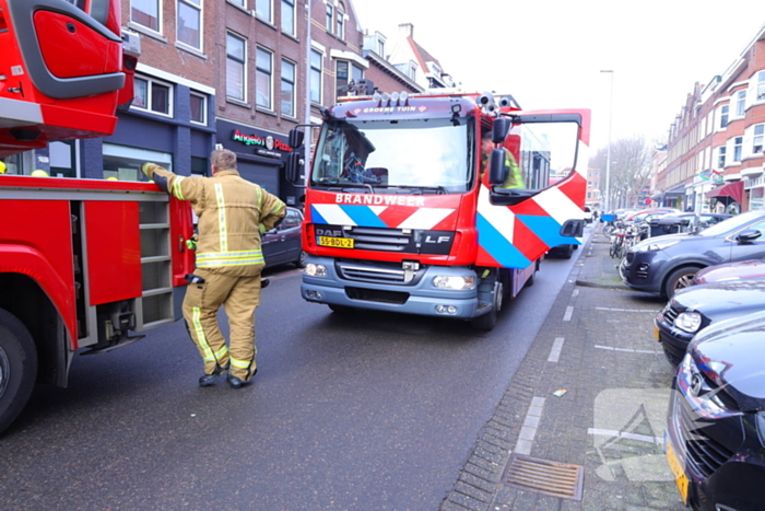 Brandweer ingezet voor brandmelding in viswinkel