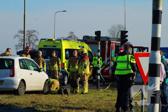 Gewonden bij kop-staartbotsing