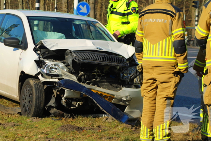 Gewonden bij kop-staartbotsing