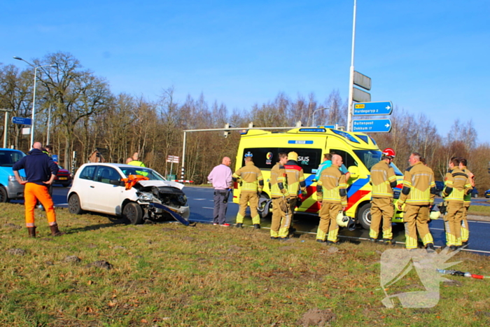 Gewonden bij kop-staartbotsing
