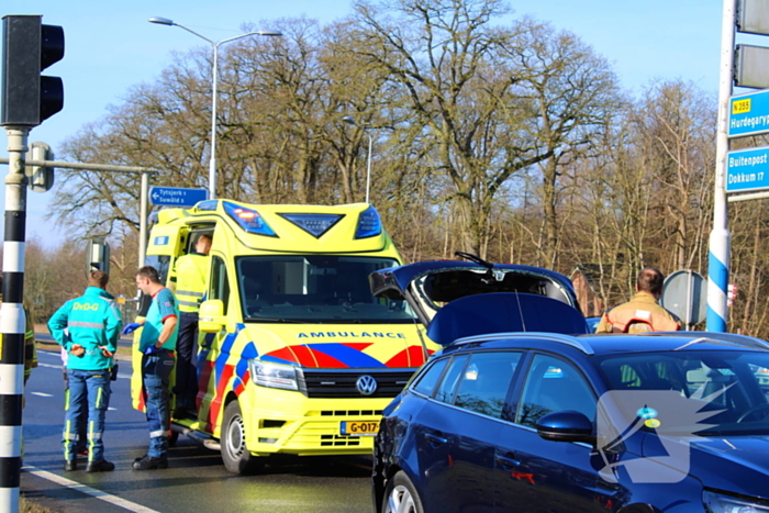 Gewonden bij kop-staartbotsing