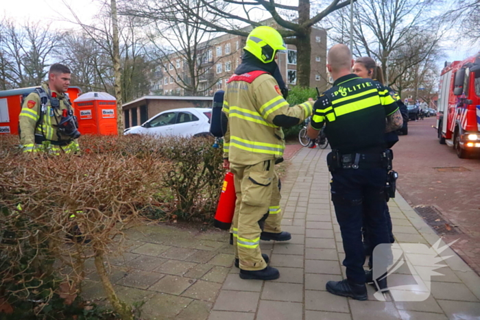 Brand in appartement snel onder controle