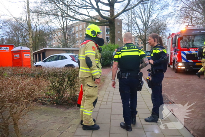 Brand in appartement snel onder controle