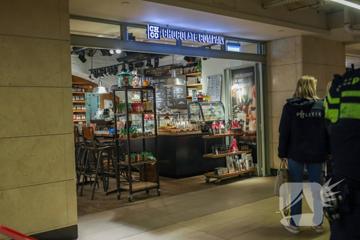 Poging tot overval op chocoladewinkel