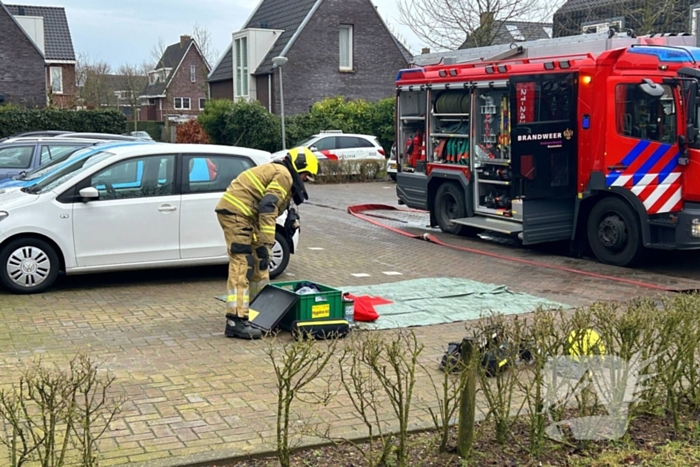 Brand op bovenverdieping geblust door brandweer