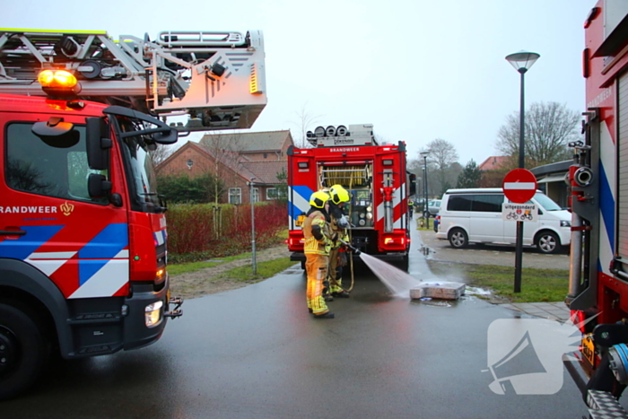 Brand in slaapkamer op woonzorgpark