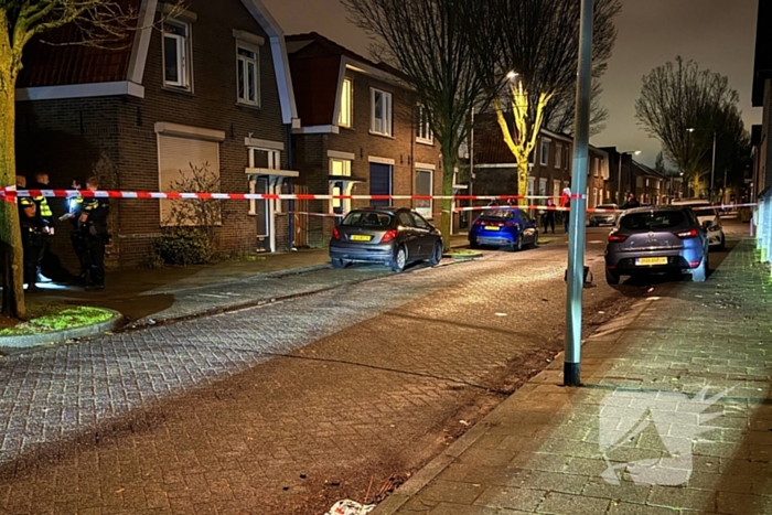 Straat afgesloten na geweldsincident